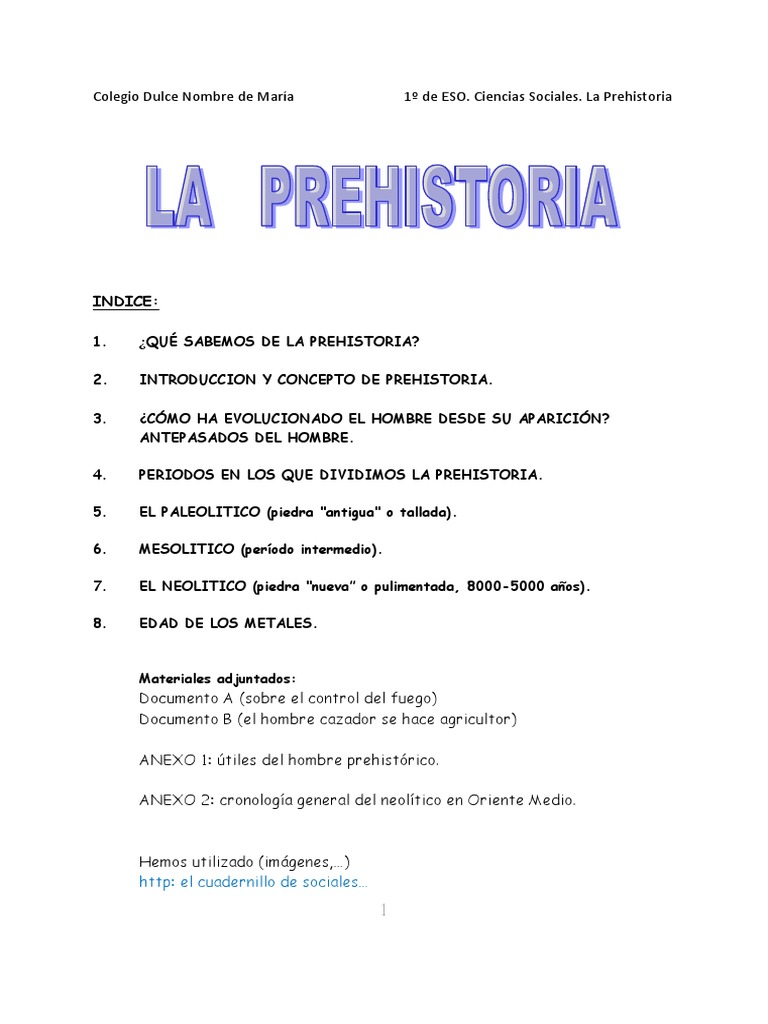 Prehistoria Ii Pdf Neolítico Agricultura