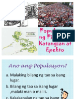 Ang Populasyon NG Pilipinas