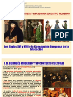 La Concepción Burguesa de La Educación. Siglos XVI y XVII