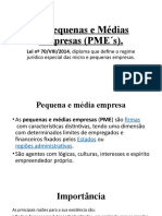 As PME S Concentração e Cooperação Empresarial