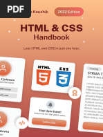 HTML CSS Handbook Learn HTML and CSS