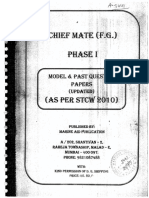 MMD Chief Mate Phase-1 Question Papers