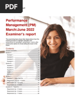 PM Examiner's Report March June 2022