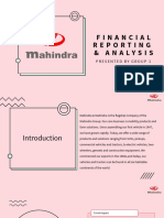 FRA Group 1 Mahindra and Mahindra LTD