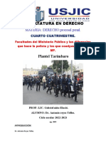 Facultades Del MP y Policia en Mexico
