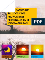 TEMA 1.3. - Material Tres, PRONOMBRES PERSONALES EN GUARANI