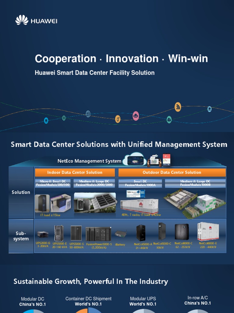 Huawei Smart Data Center Solutions | PDF | Data Center | Cable Television