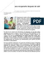 10 Alimentos para Recuperarte Después de Salir A Correr