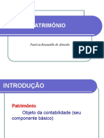 Slides Aula Unidade 2 - Patrimônio