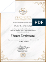 Certificacion Tecnica KC
