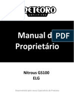 Manual do Proprietário Nitrous GS100