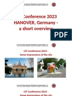 CIF-Conference 2023 in Hanover Germany - A Short Overview