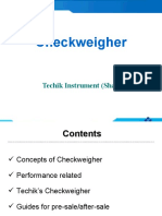 Checkweigher Techik