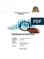Variables estadísticas: tipos y funciones