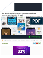 iOS 16: Guía Con 54 Funciones y Trucos para Expri
