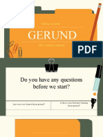 Getting to Know Gerund