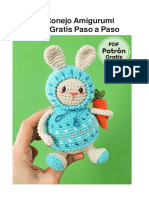 Patrón Amigurumi Conejito en Español