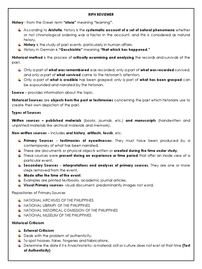 RIPH - History | PDF | Philippines