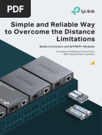 Media Converters SFP Module Flyer - Online Version.