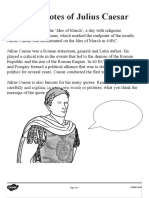 T HE 279A The Quotes of Julius Caesar Activity Sheet Editable