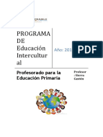 Programa Educacion Intercultural Nivel Primario