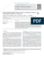 Piñeyro Et Al., 2018 - Positive Emotional Induction Interferes With The Reconsolidation of Negative Autobiographical Memories, in Women Only