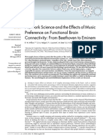 Wilkins Et Al, 2014 - Network Science and The Effects of Music Preference On Functional Brain Connectivity: From Beethoven To Eminem