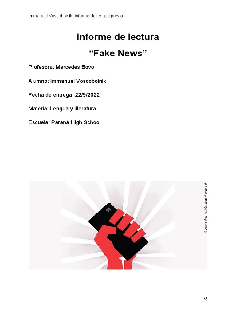 Análisis de las fake news y su impacto social a través de la historia