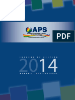 Informe Gestión-2014 Memoria Institucional, Autoridad de Fiscalización y Control de Pensiones y Seguros