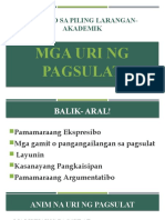 Filipino Sa Piling Larangan - Akademik