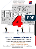 Guia Pedagogica - Fisica 4to. Año
