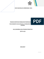 GFPI-P-013 - Procedimiento Desarrollo Curricular