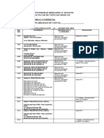 Calendarizacion Contabilidad Costos - 2° Semestre 2022 Quimica y Farmacia