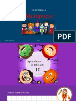 Multiplicación 6 Halloween