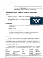 Pneumonia Adquirida Na Comunidade - Crianças e Adolescentes