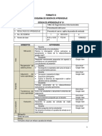 Ni-825 Esquema Sesion de Aprendizaje