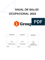 Plan Anual de Salud Ocupacional 2022 I Group