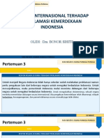 Respon Internasional Terhadap Proklamasi Kemerdekaan Indonesia