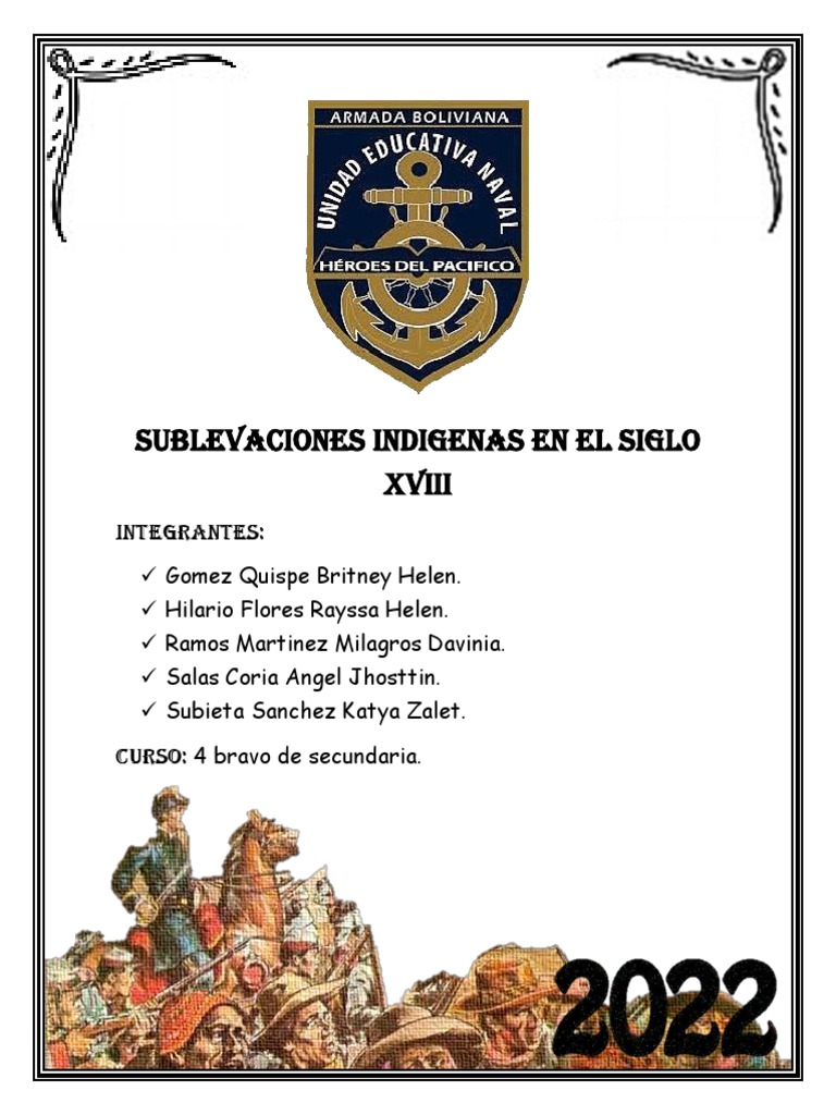 Sublevaciones Indigenas en El Siglo Xviii | PDF | América del Sur | Perú