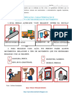 Identificação, Caracterização e Estimativa de Grandezas Do Movimento