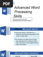 Advanced Word Processing Skills