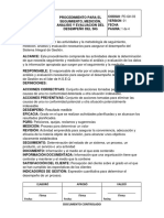 6 Procedimiento para El Seguimiento, Medición, Analisis y Evaluacion Del Desempeño Del Sig