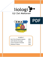 Laporan Praktikum Uji Zat Makanan (Biologi SMA)