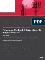 Telecoms Media and Internet Laws and Regulations 2017 10th Edition Published by The International Comparative Legal Guide