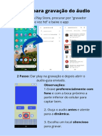 TUTORIAL - Gravar áudios pelo celular