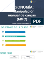 Cátedra - Manipulación Manual de Cargas