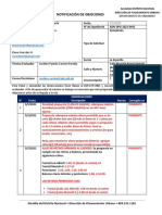 Listado de Correcciones A Planos ADN-DPU-2022-0442