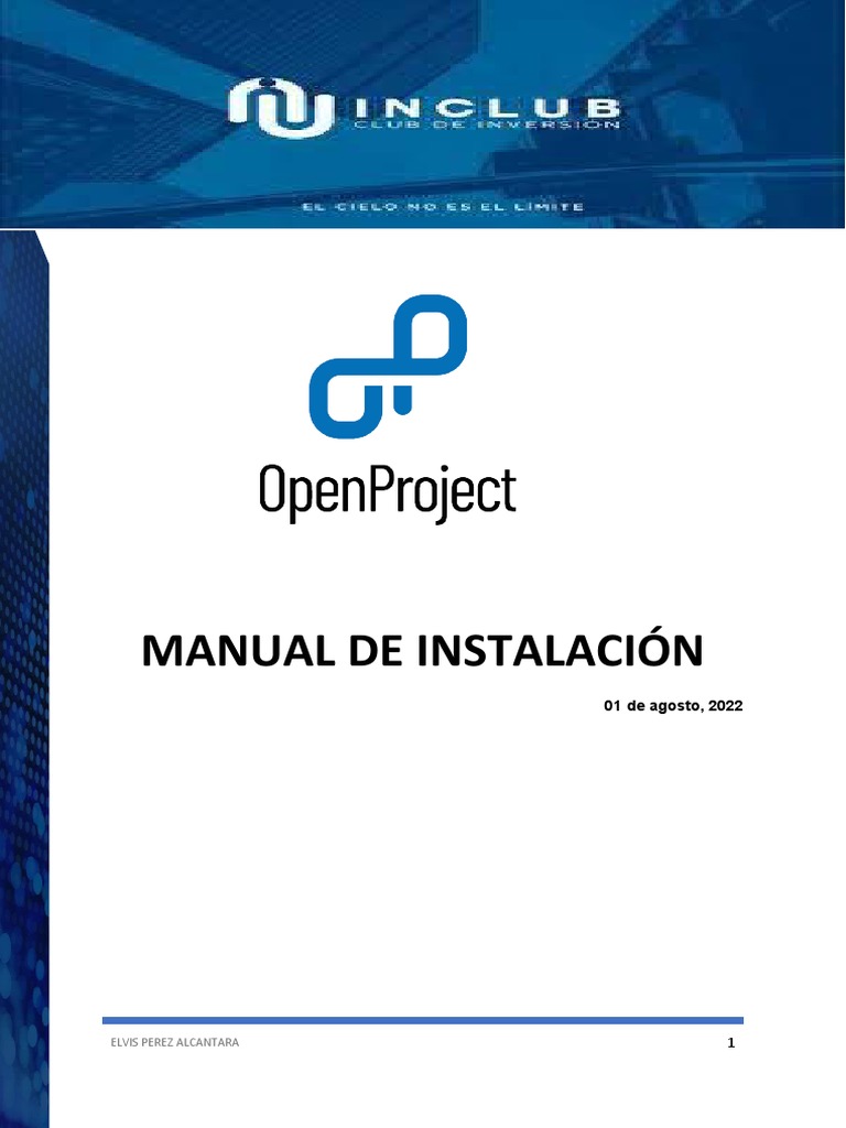 Instalación de OpenProject con Docker | PDF | Mi sql | Apoyo