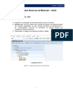 MM 2 - Administração de Materiais - Aula 2 - Exibir Reservas de Materiais - MB23