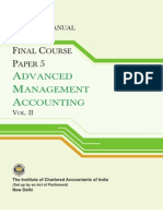 Advanced Management Accounting Vol II